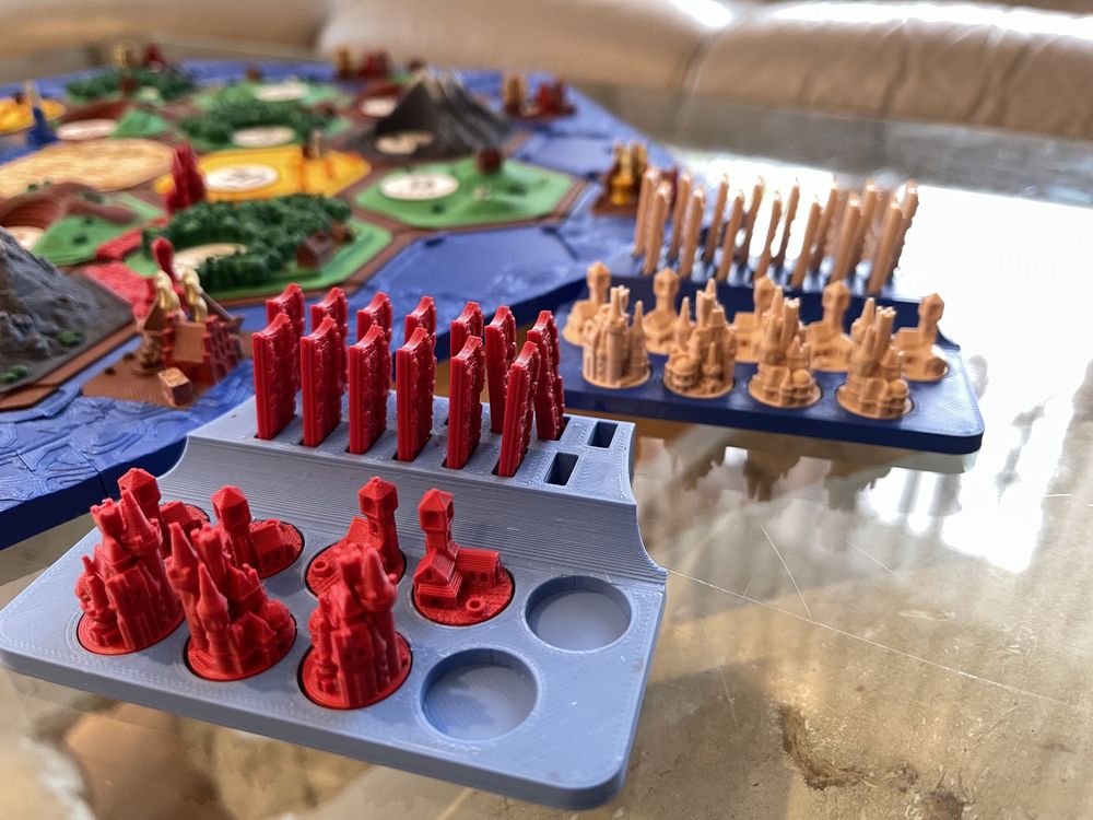 Catan 3D z drukarki 3D