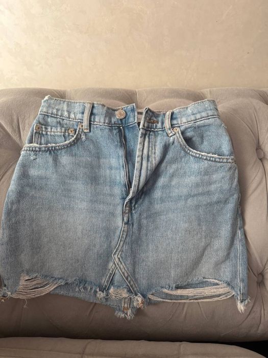 Юбка джинсова коротка