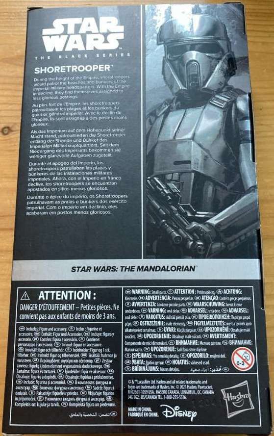 Фігурка STAR WARS The Black Series 6"The Mandalorian(Shoretrooper)15см