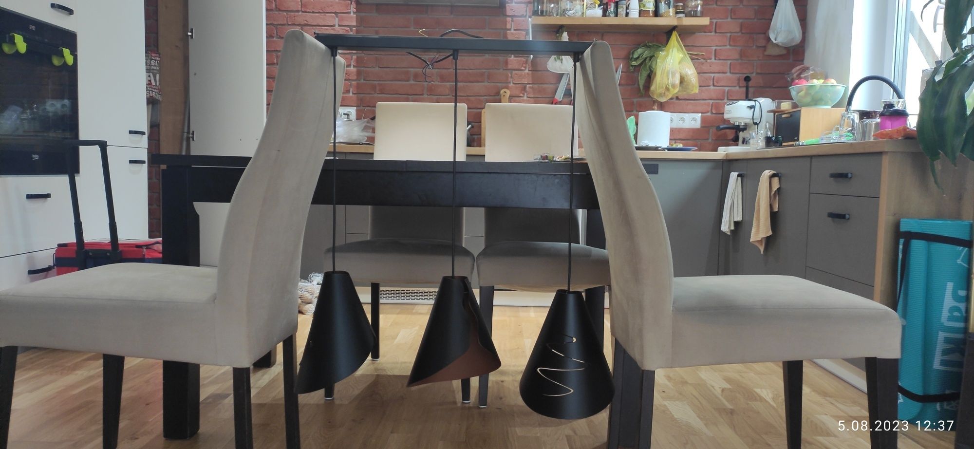 Lampa sufitowa a'la loft