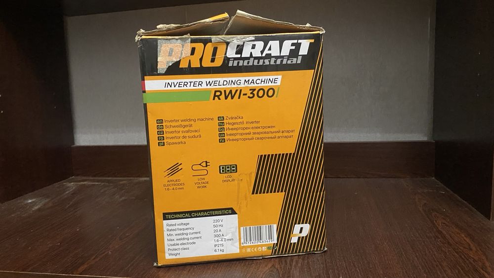 Сварка, зварювальний апарат ProCraft RWI300