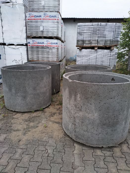 kręgi betonowe studzienne z kielichem, zbiornik fi 100 cm x 100 cm