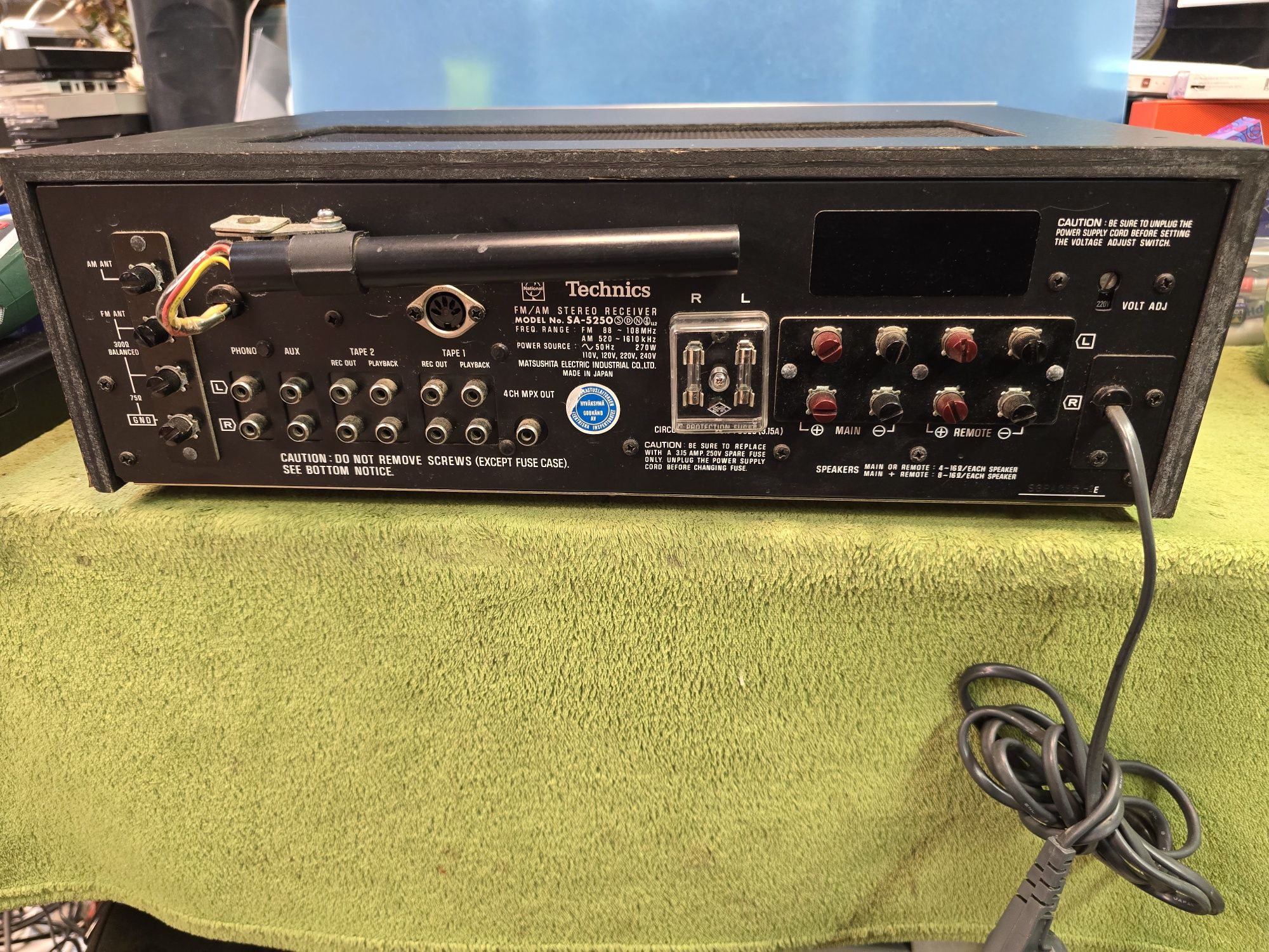 TECHNICS SA-5250 amplituner stereo 4.0 vintage.