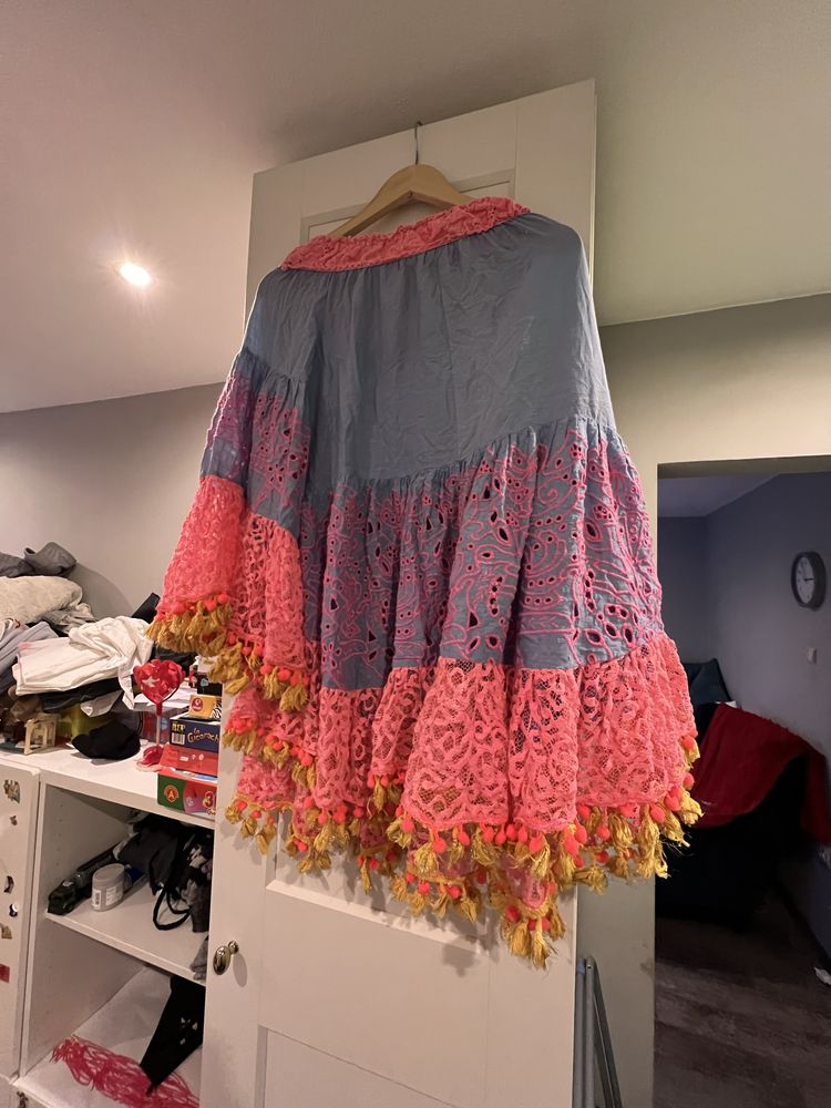 Antica Sartoria kolorowa koronkowa