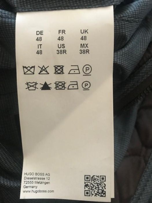 Мужская куртка boss размер 48