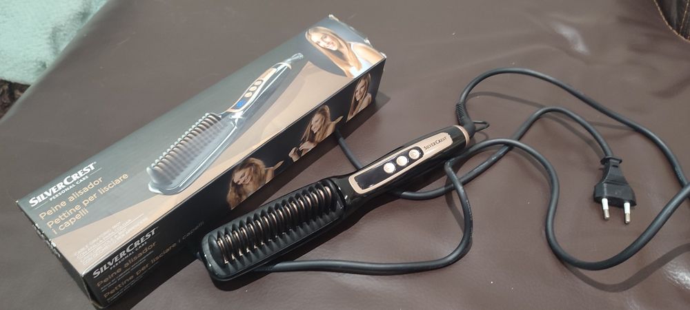Escova/pente alisador de cabelo