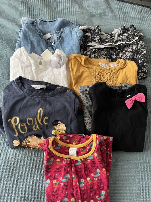 Zestaw dla dziewczynki sukienki i bluzki ZARA Newbie 86/92