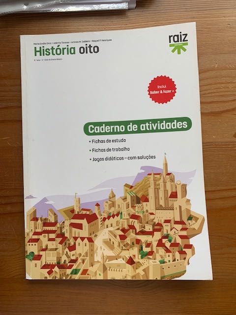 Caderno de Atividades, História 8, NOVO