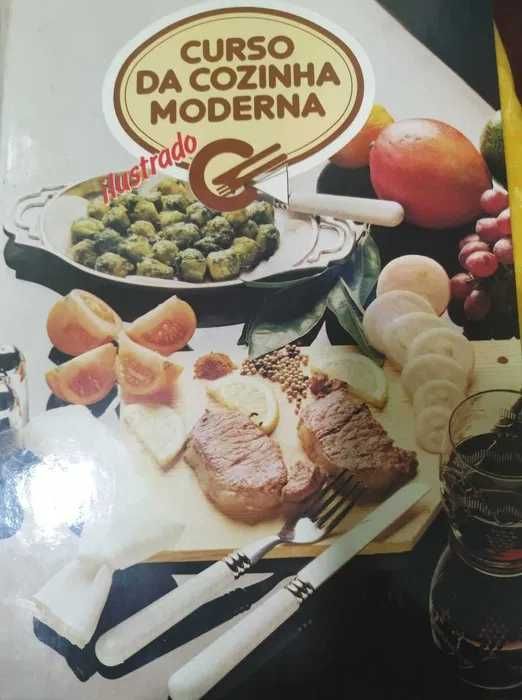 coleção curso de cozinha moderna ilustrado