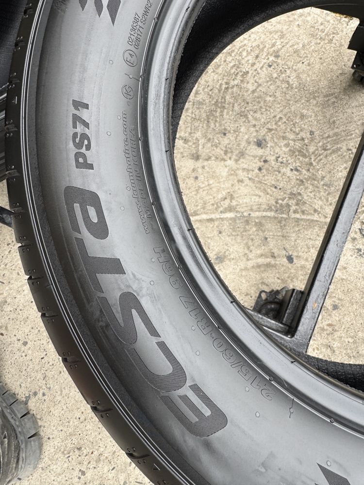 215/60R17 Kumho Ecsta PS71 4шт нові 2024рік