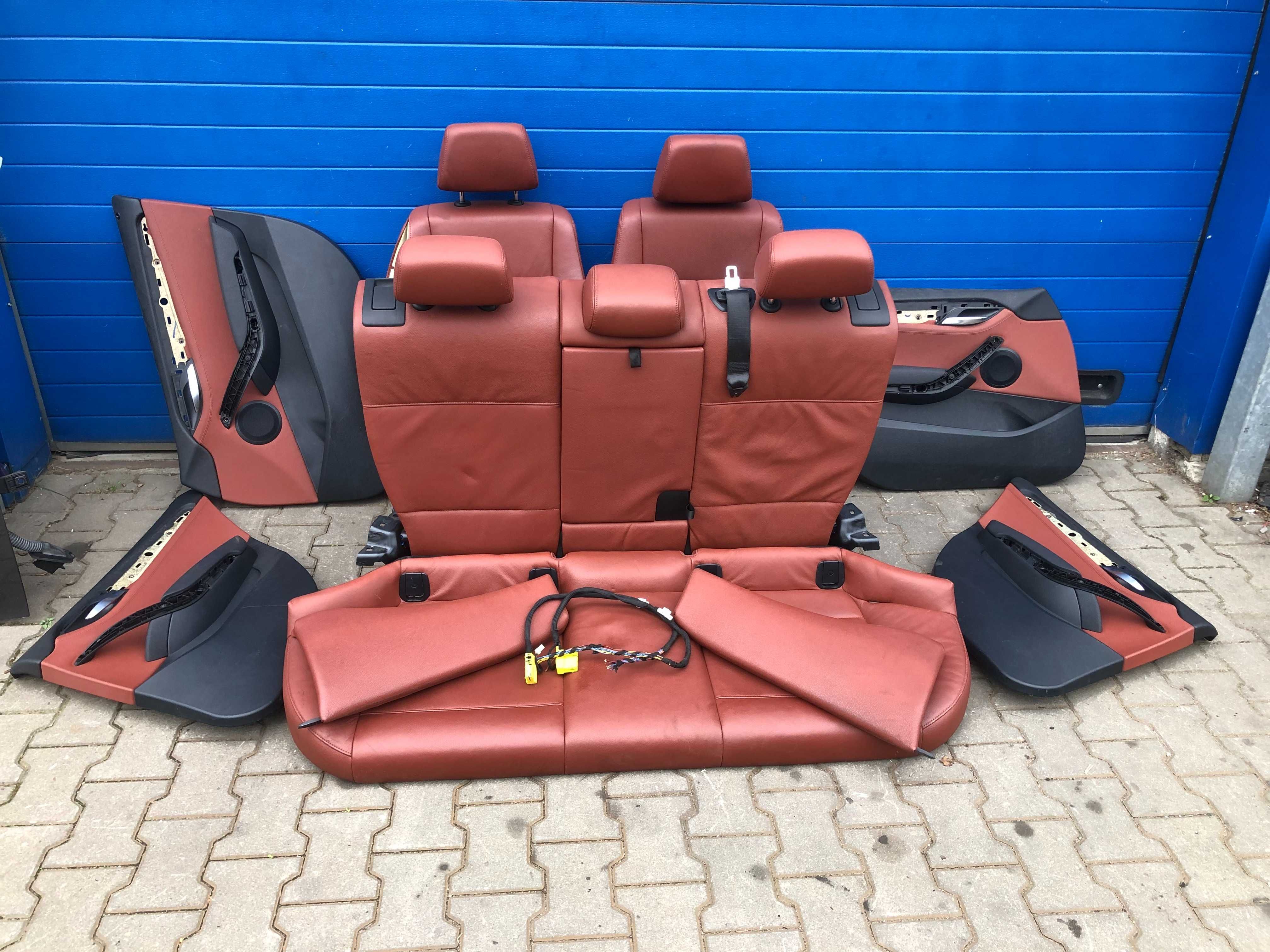 Fotele Wnetrze Skora Boczki Pamiec Elektryka BMW X1 E84 M-PAKIET Eu