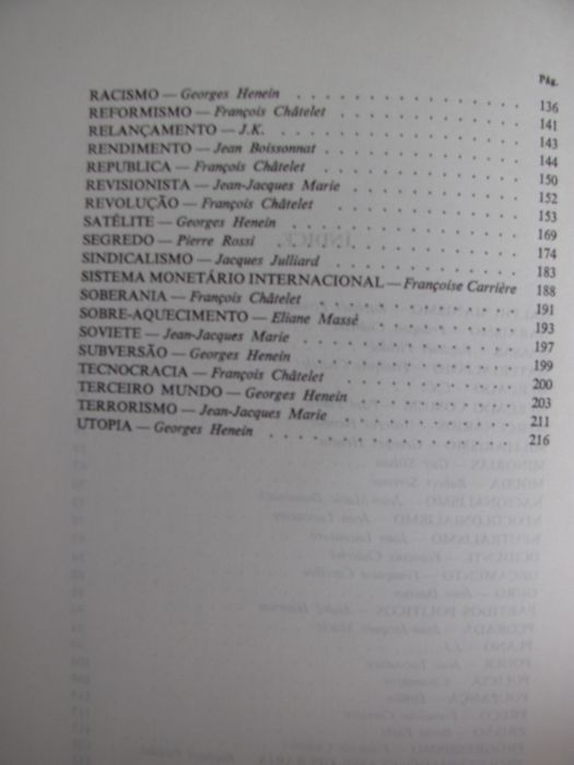 Pequena Enciclopédia Política (II) de J. Lacouture