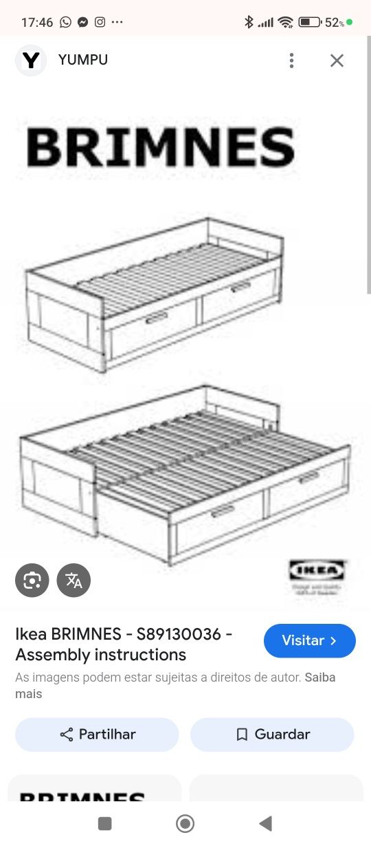 Cama ind/casal ou sofá