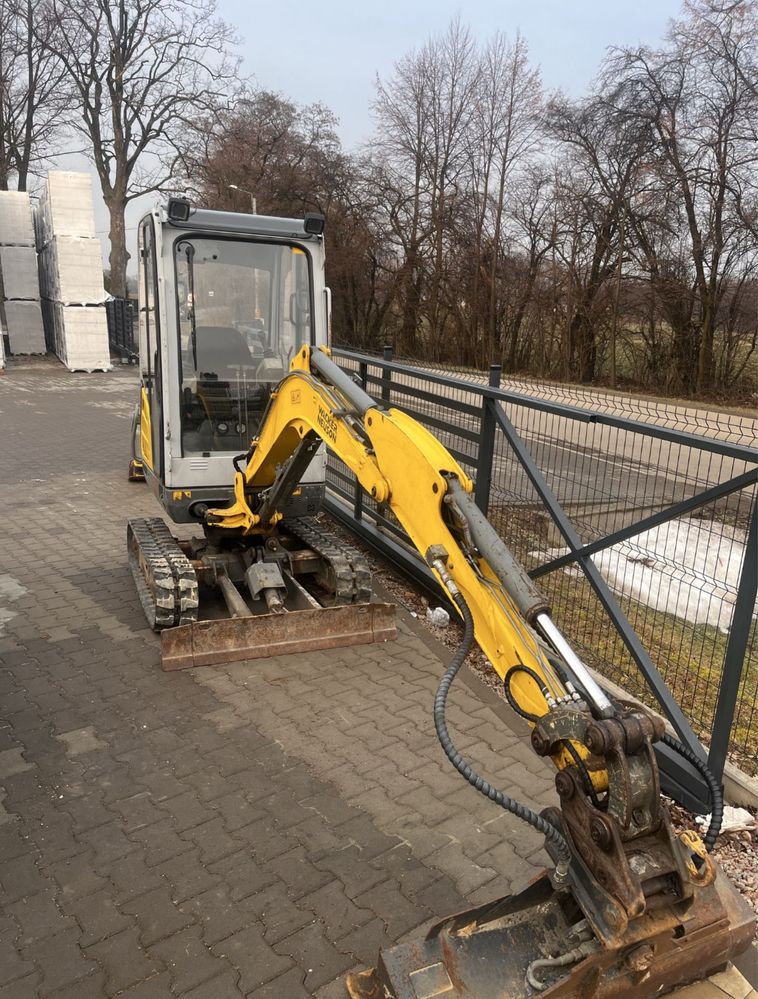 Minikoparka koparka wynajem wypożyczalnia mini koparka Wacker
