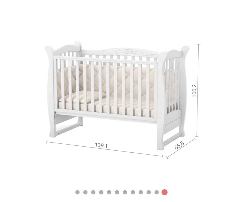 Ліжко для немовлят Верес з маятником