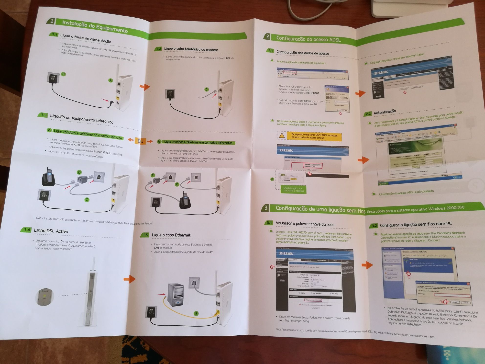 Modem ADSL D-link