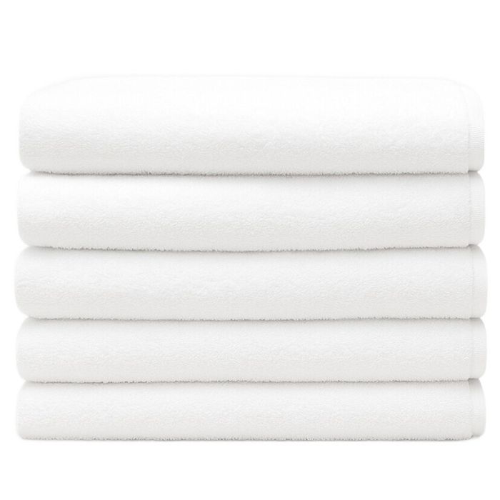 Ręcznik kąpielowy biały poleasingowy ok 95x140