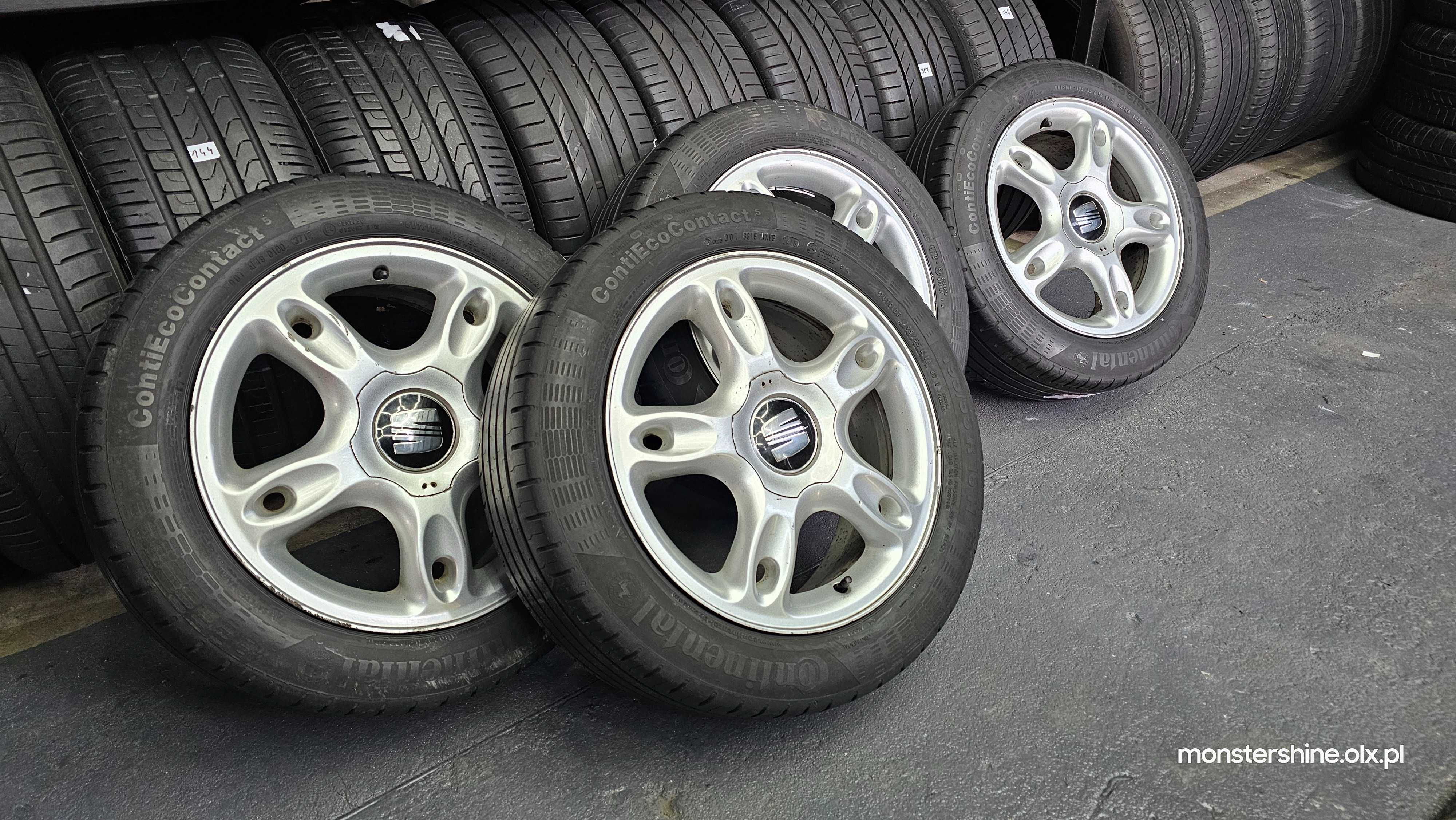 Alufelgi Seat OEM 5x100/16 Continental EcoContact5 195/55/16 - zamiana
