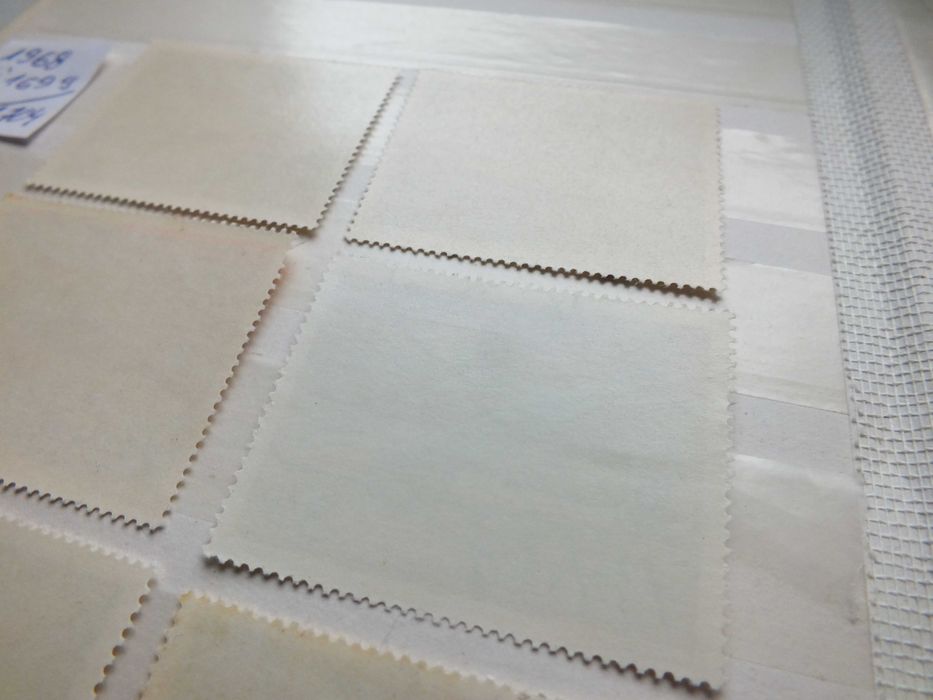 6szt. znaczki pełna seria Fi1699 Polska 1968r. LOTNICTWO Szybowce klej