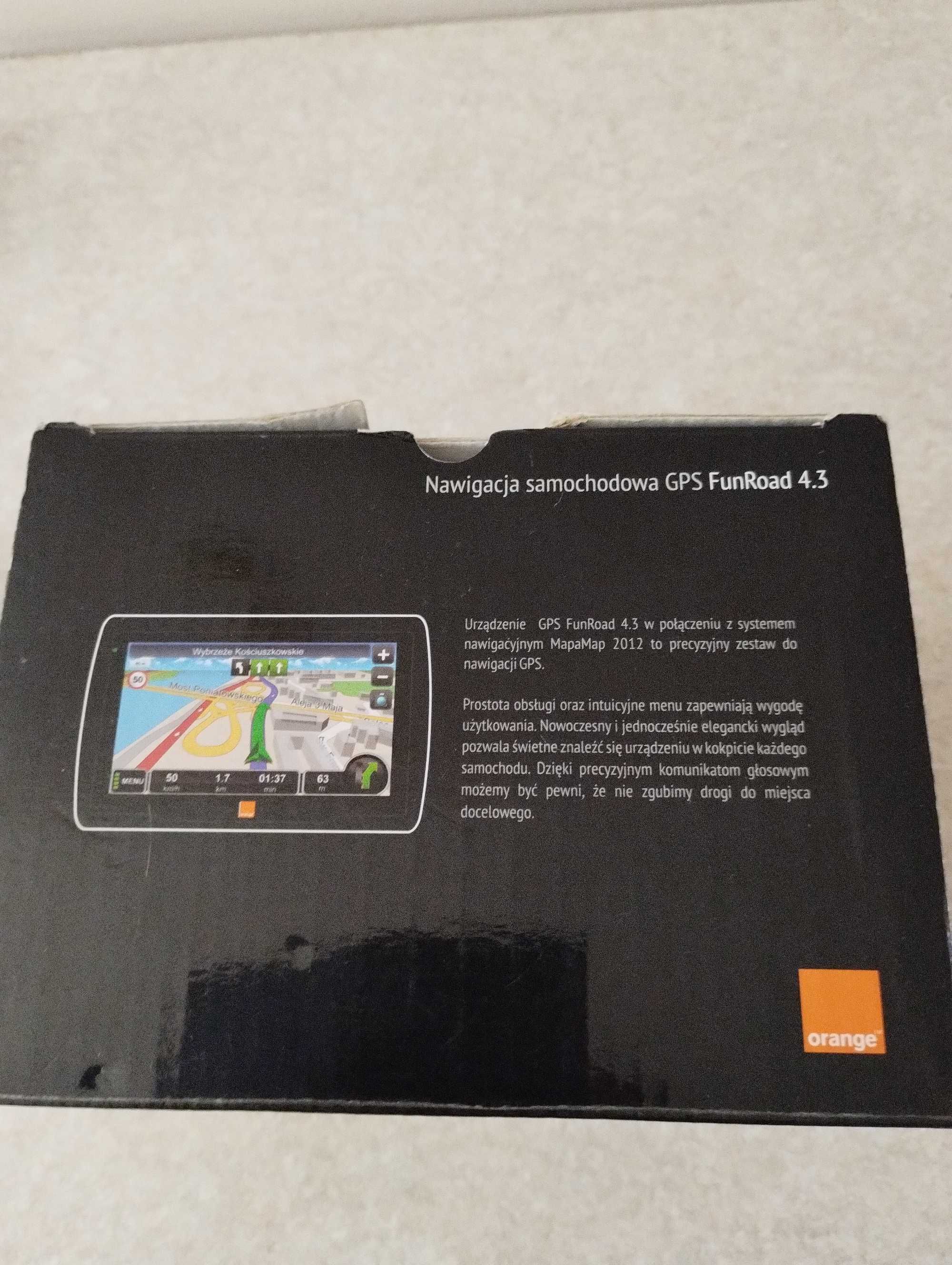 Nawigacja ORANGE FunRoad 4,3" - sprawna