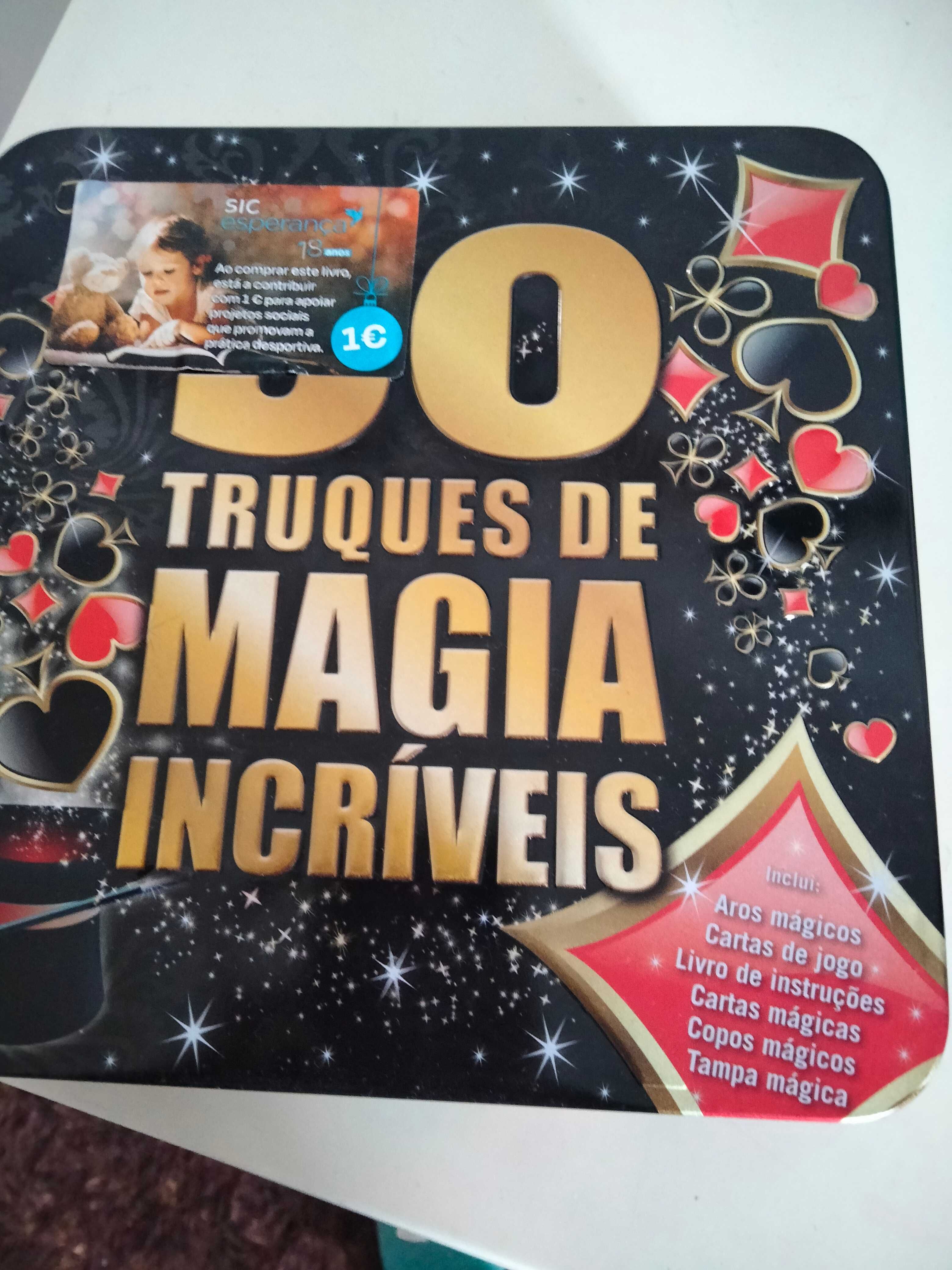 50 Truques de Magia - caixa metálica