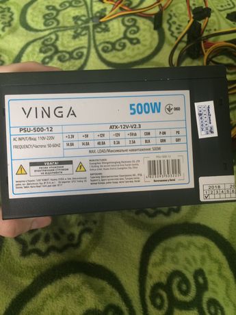 Блок питания Vinga 500W (PSU-500-12)
