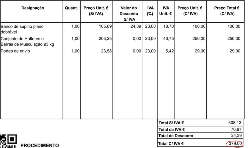 Ginásio metálico: halteres, 93 kg pesos, banco. Não utilizado.