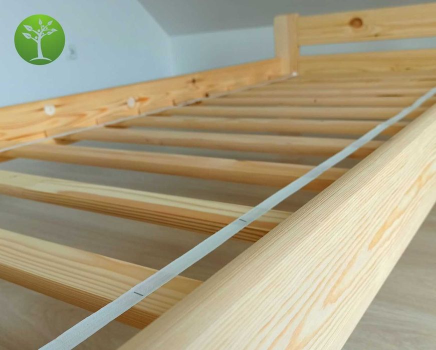 NOWE Łóżko sosnowe 90x200 + Stelaż INNE WYMIARY Gwarancja! DPD 0zł