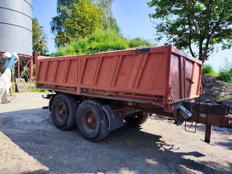 Przyczepa tandem wywrotka ciężarowo - rolnicza