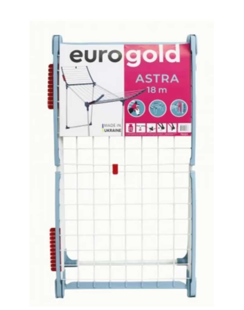 Сушарка для білизни Eurogold ASTRA blue 18м art 0510