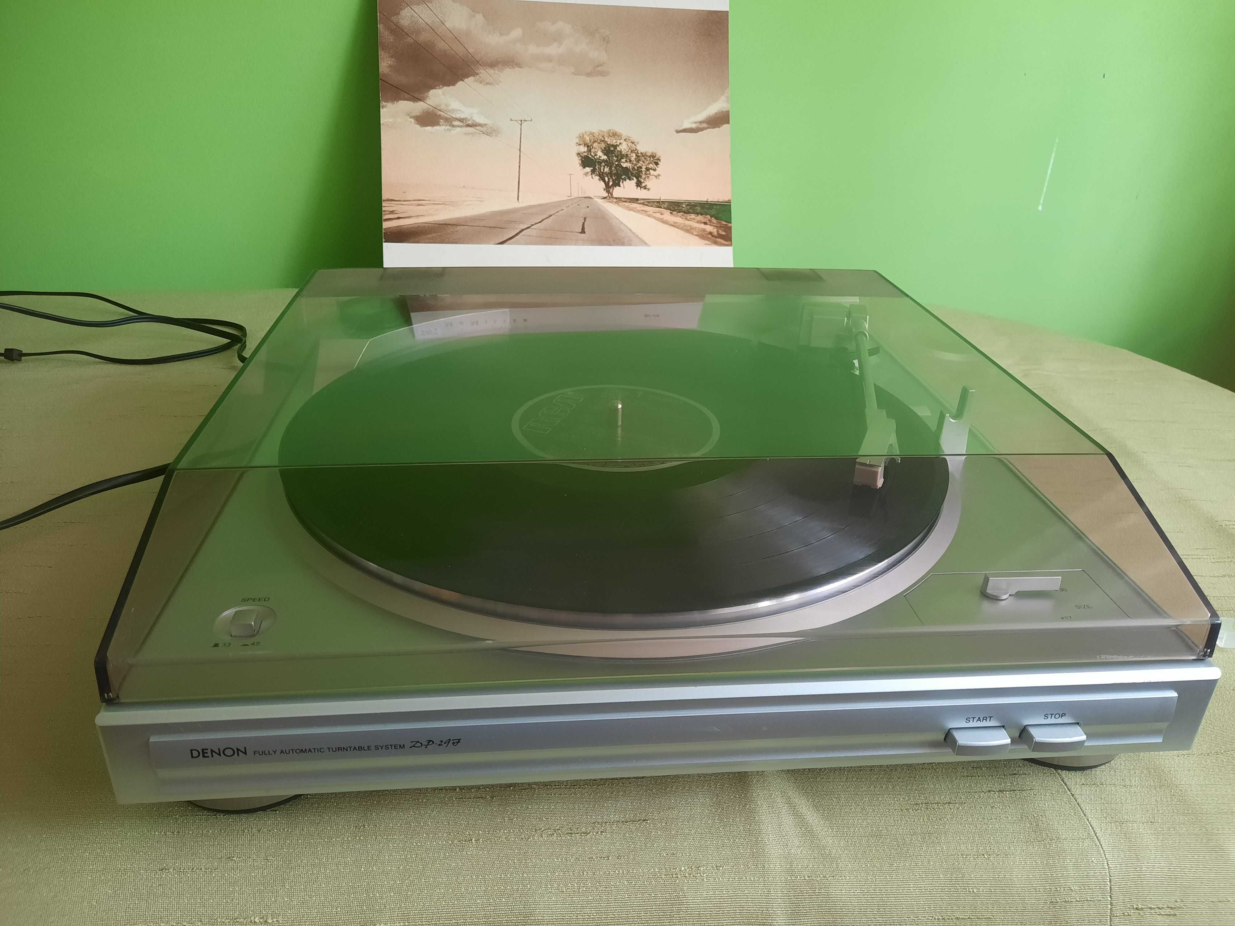 Gramofon DENON DP 29f-srebrny