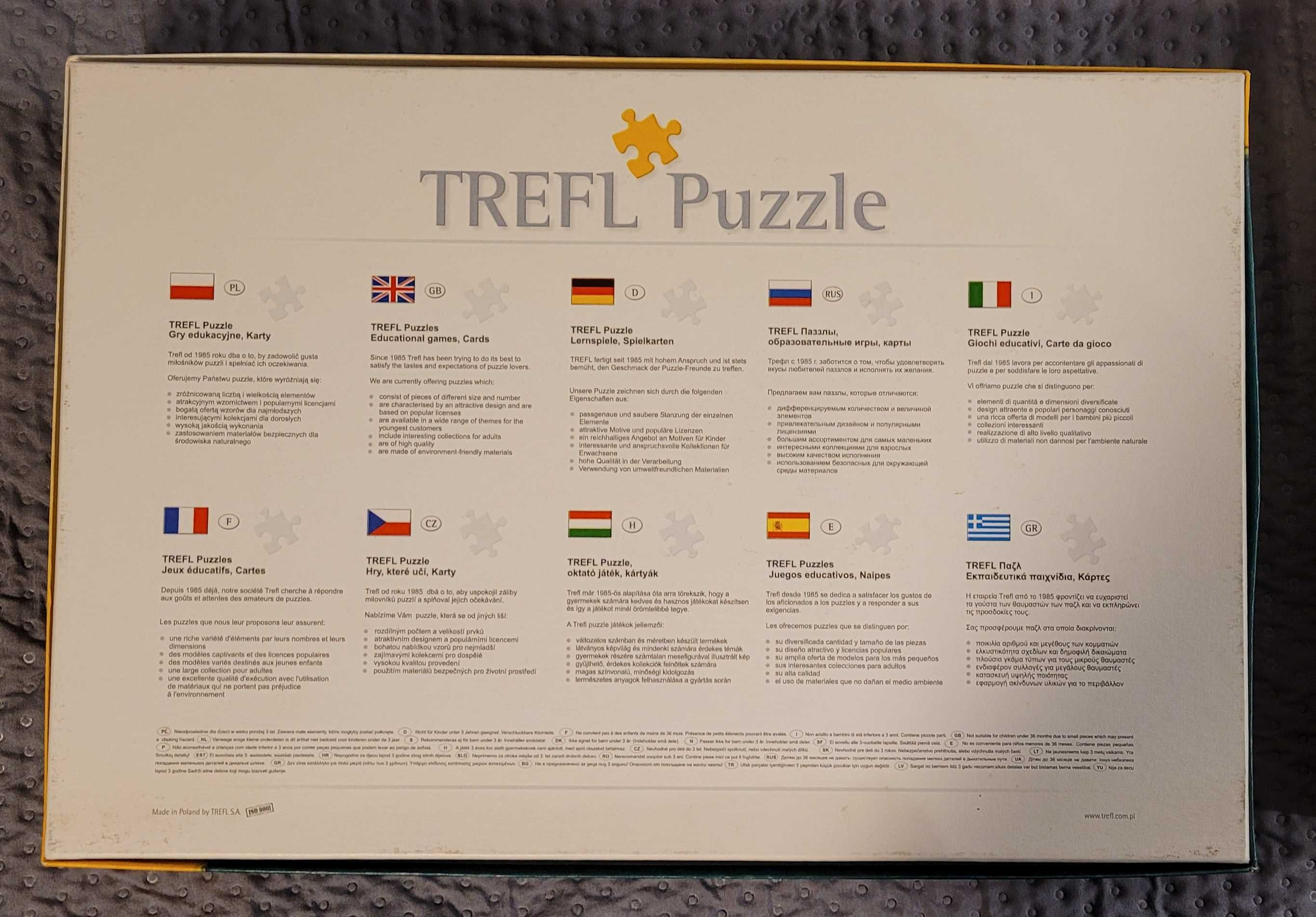 Puzzle Trefl 1000 + 500 elementów