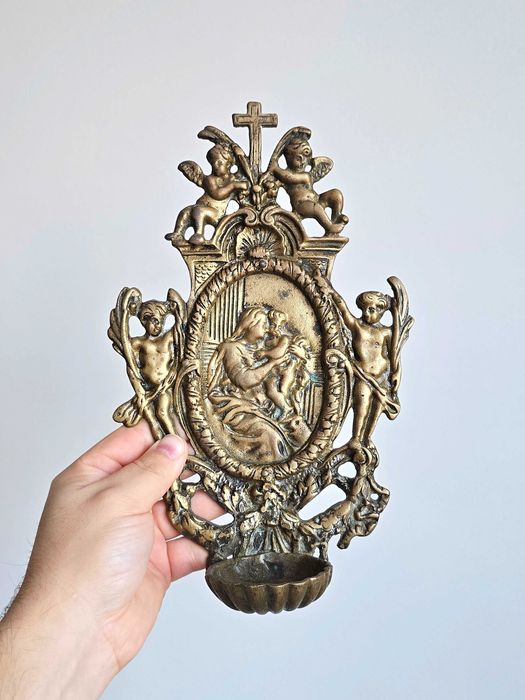 Kropielnica z mosiądzu