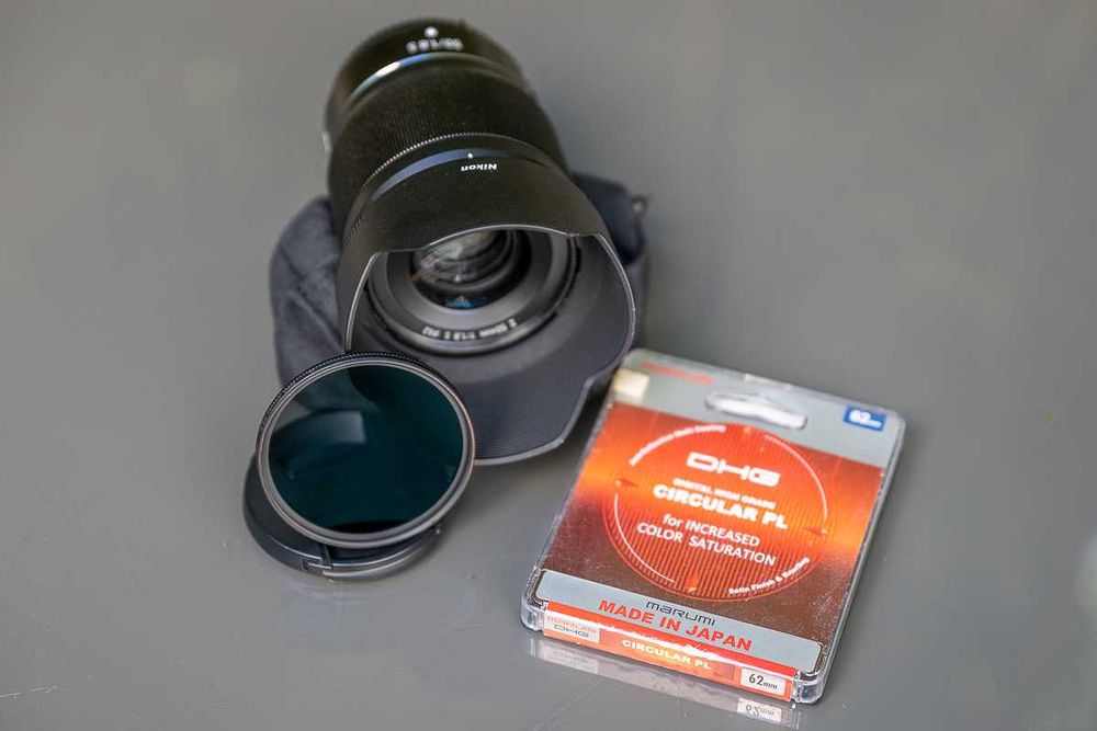 Nikon NIKKOR Z 50 mm F1.8 S pouco uso, filtro polarizador incluido.