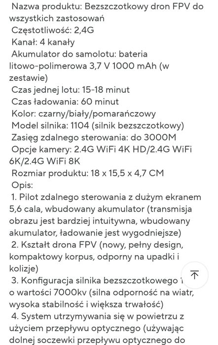 Dron Xiaomi A21pro trzy baterii