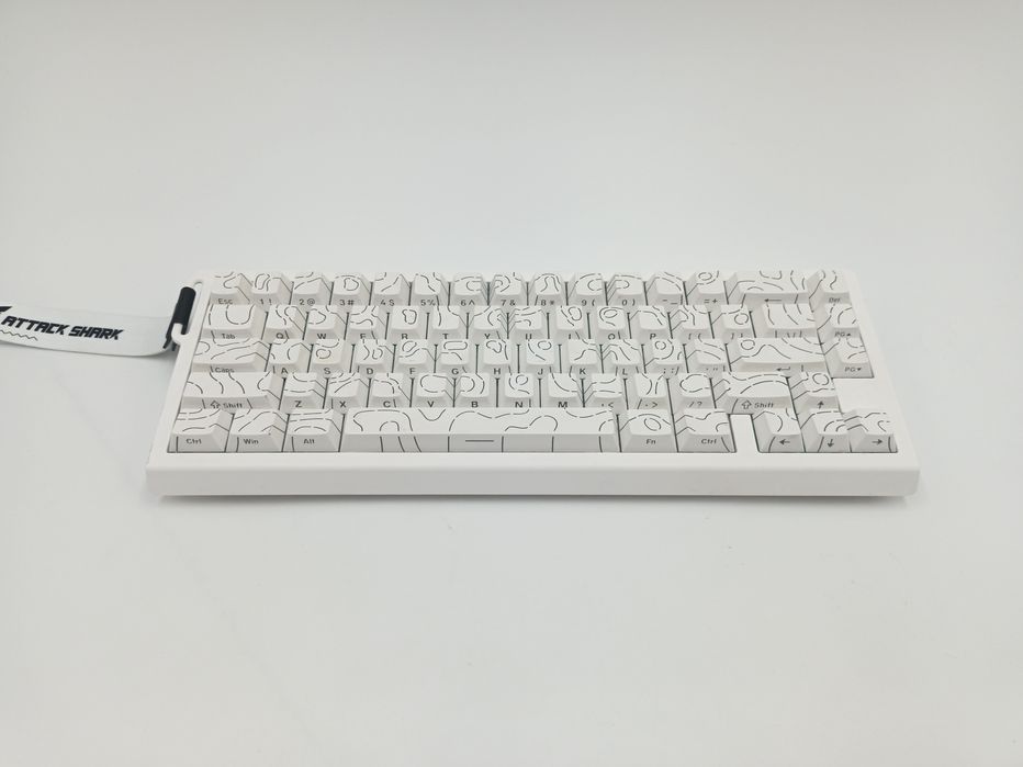 Klawiatura magnetyczna Attack Shark X86HE biała