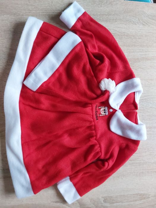 Дитяче пляттячко для немовлят костюм новорічний Санта