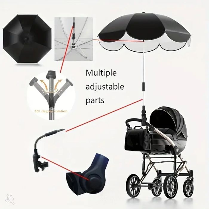 Guarda-Chuva Universal para carrinho de bebê