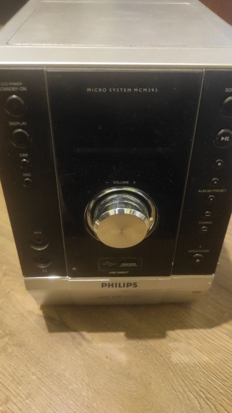 Wieża Philips USB AUX płyty