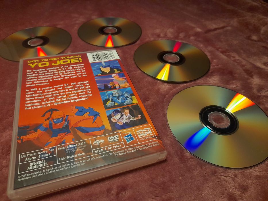 gijoe ( gi joe ) dvds series 2 - season 1 - da zona 1, com 5 discos.