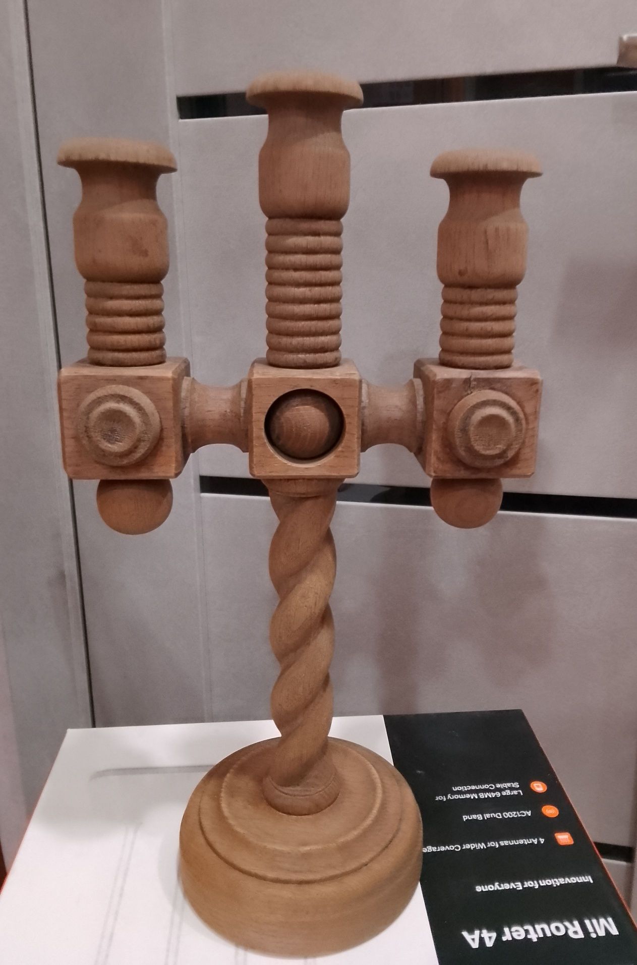 Підсвічник дубовий