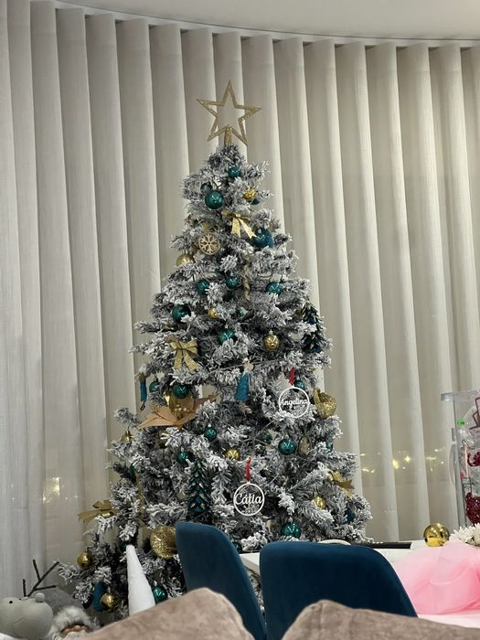 Arvore natal efeito neve 210m