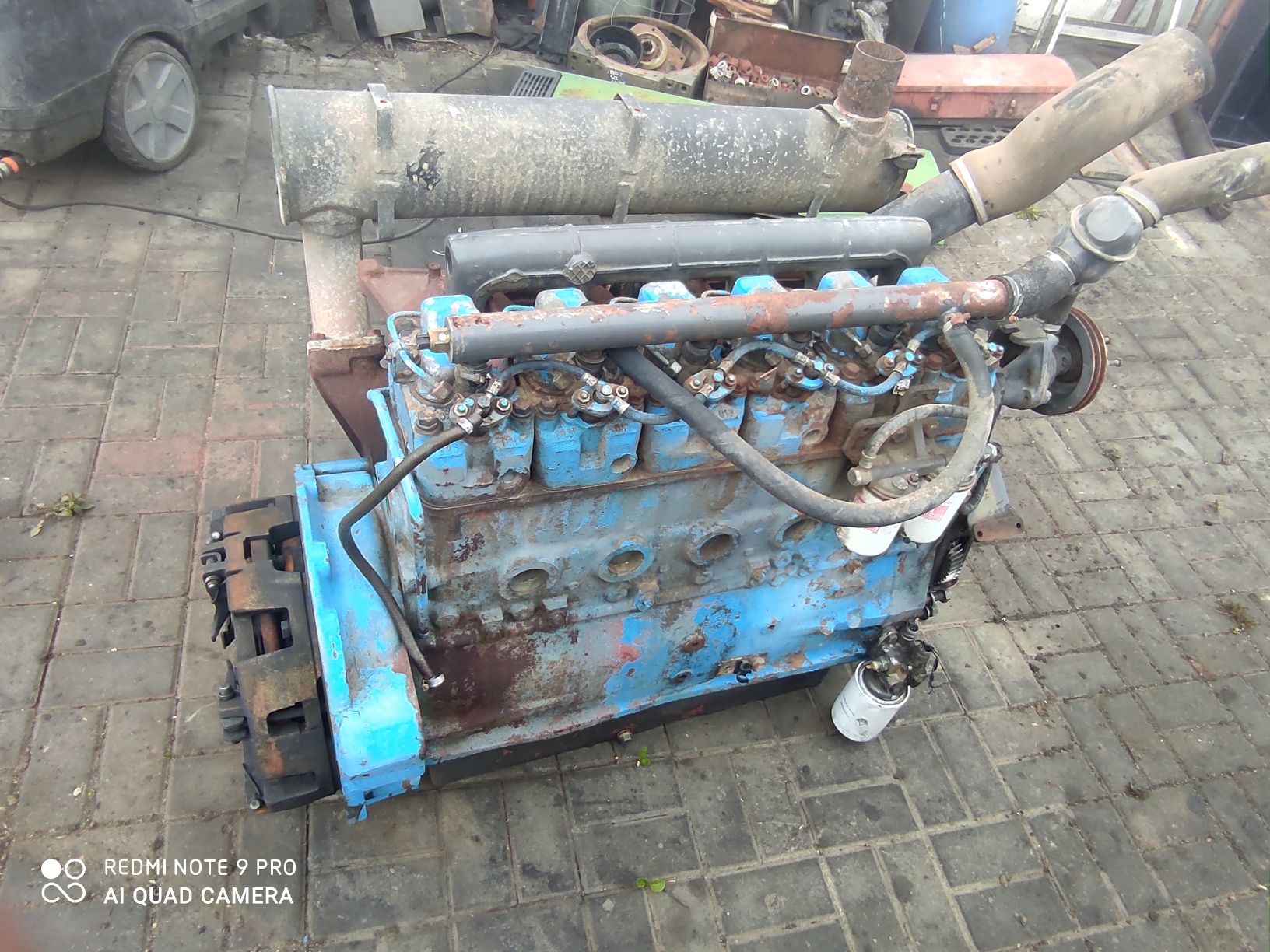 Silnik mwm 6 cyl Turbo TD 228-6 R272 Renault 155.54