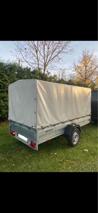 Przyczrpka lekka DMC 750 kg platforma - wywrotka zarejestrowana