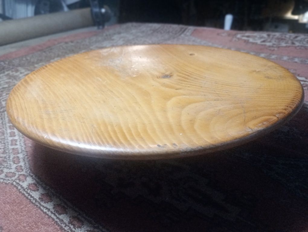 Patera drewniana era atomowa lata 60te