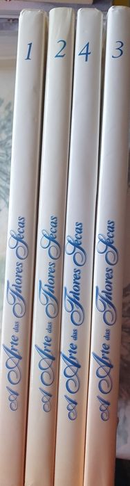 Livros a Arte das Flores Secas - 4 volumes