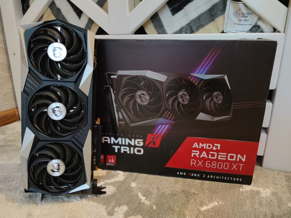 MSI Radeon RX 6800 XT 16GB стан як новий