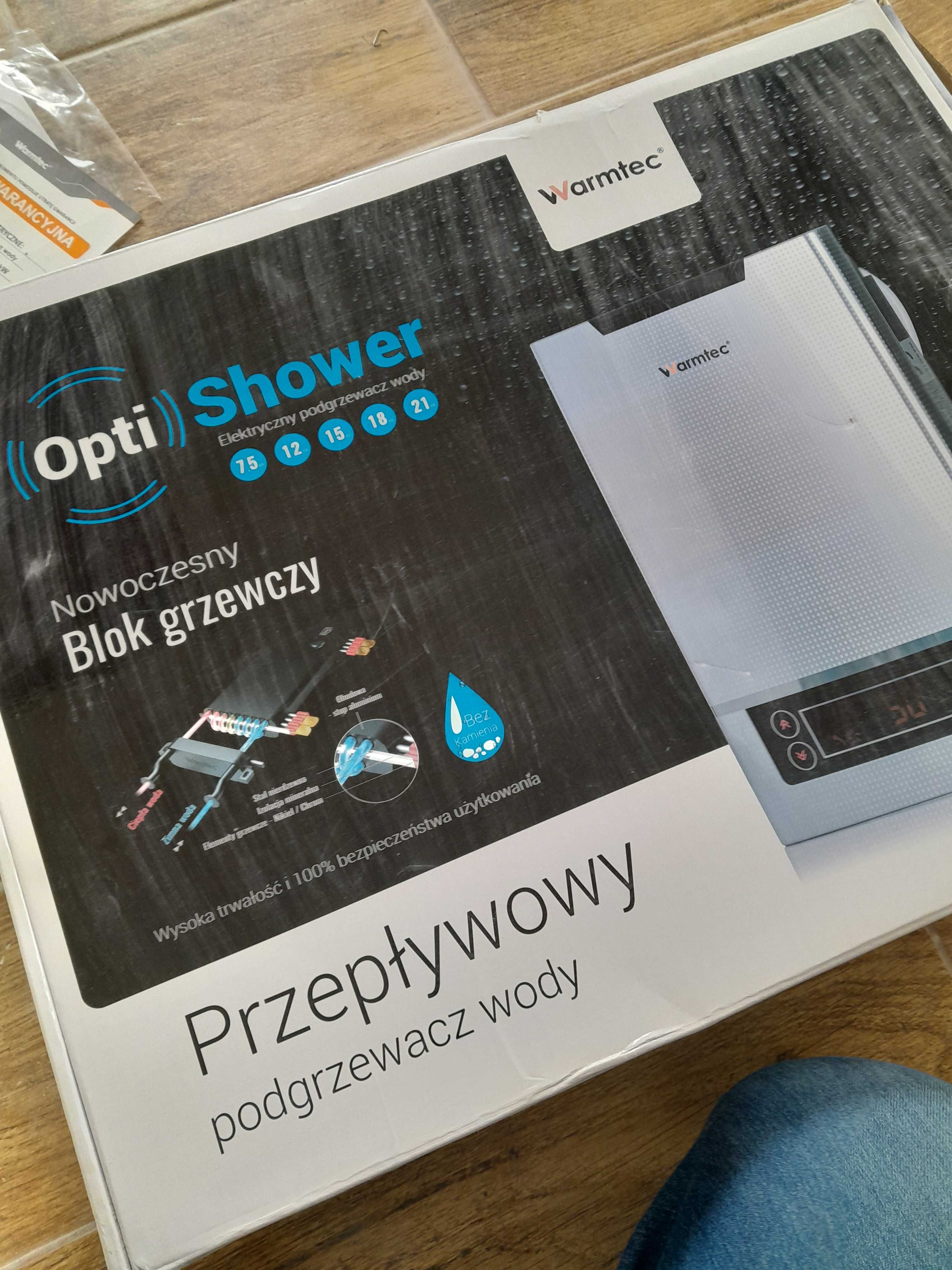 Przepływowy ogrzewacz wody elektryczny  Warmtec opti shower 18kW