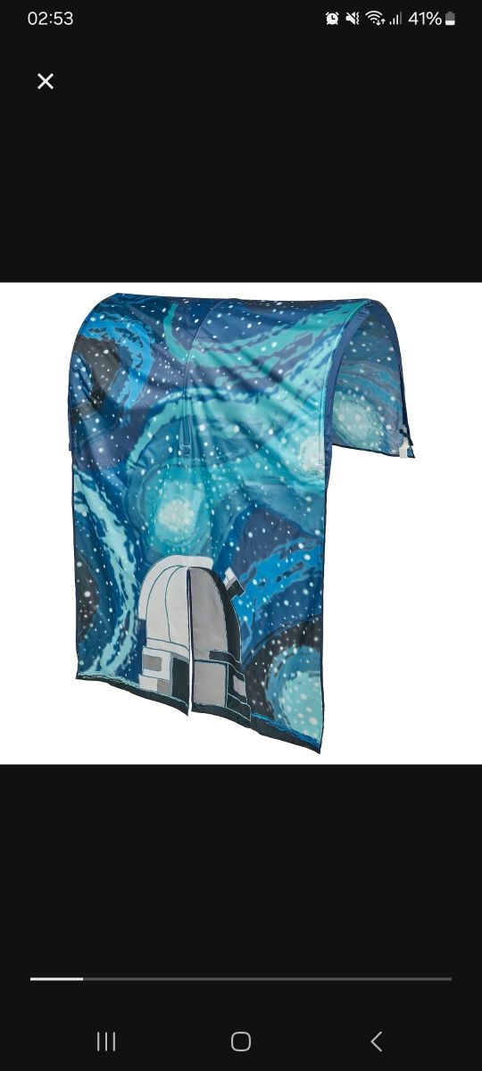 Cama de criança com dossel