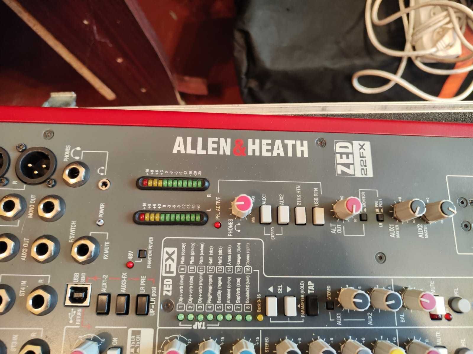 Mikser Allen&Heath Zed 22FX + Case